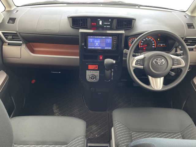 トヨタ タンク G S 沖縄県 2017(平29)年 6万km マゼンタベリーマイカM 純正ナビ（NSCD-W66）/（フルセグTV　CD　Bluetooth　SD）/クルーズコントロール/プッシュスタート/スマートキー/アイドリングストップ/両側パワースライドドア/オートライト/オートエアコン/純正フロアマット