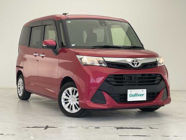 トヨタ タンク G S 沖縄県 2017(平29)年 6万km マゼンタベリーマイカM 純正ナビ（NSCD-W66）/（フルセグTV　CD　Bluetooth　SD）/クルーズコントロール/プッシュスタート/スマートキー/アイドリングストップ/両側パワースライドドア/オートライト/オートエアコン/純正フロアマット