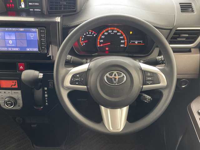 トヨタ タンク G S 沖縄県 2017(平29)年 6万km マゼンタベリーマイカM 純正ナビ（NSCD-W66）/（フルセグTV　CD　Bluetooth　SD）/クルーズコントロール/プッシュスタート/スマートキー/アイドリングストップ/両側パワースライドドア/オートライト/オートエアコン/純正フロアマット