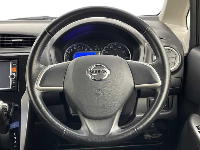 日産 デイズ ハイウェイスターX 新潟県 2014(平26)年 3.3万km ホワイトパール 純正ナビ（MC314D-W)/・CD/DVD/SD/・AUX/BT/バックカメラ/スマートキー/プッシュスタート/オートエアコン/アイドリングストップ/ウィンカーミラー/フォグライト/純正アルミ14インチ/革巻き付ステアリング/スペアキー1本/前後ドライブレコーダー/ETC