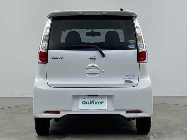 日産 デイズ ハイウェイスターX 新潟県 2014(平26)年 3.3万km ホワイトパール 純正ナビ（MC314D-W)/・CD/DVD/SD/・AUX/BT/バックカメラ/スマートキー/プッシュスタート/オートエアコン/アイドリングストップ/ウィンカーミラー/フォグライト/純正アルミ14インチ/革巻き付ステアリング/スペアキー1本/前後ドライブレコーダー/ETC