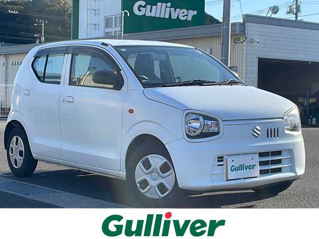 スズキ アルト L 山口県 2016(平28)年 7.2万km スペリアホワイト 純正CDチューナー/　AM/FM/AUX/リモコンキー/前席シートヒーター/アイドリングストップ/横滑り防止装置/ヘッドライトレベライザー/マニュアルエアコン/エネチャージ/純正ホイールキャップ/保証書・取説/スペアキー1本