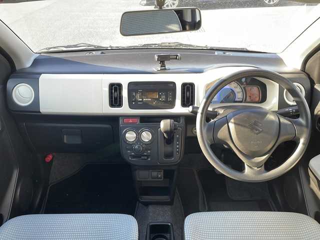 スズキ アルト L 山口県 2016(平28)年 7.2万km スペリアホワイト 純正CDチューナー/　AM/FM/AUX/リモコンキー/前席シートヒーター/アイドリングストップ/横滑り防止装置/ヘッドライトレベライザー/マニュアルエアコン/エネチャージ/純正ホイールキャップ/保証書・取説/スペアキー1本