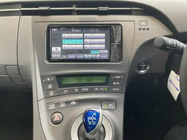 トヨタ プリウス S 福島県 2010(平22)年 13.2万km ブラック ワンオーナー車/純正ナビ/・AM＆FM/・DISC（CD＆DVD）/・SD/・ワンセグTV/・Bt/・AUX/オートライト/純正ビルトインETC/ステアリングボタン/電動格納ミラー/プッシュスタートボタン/ハロゲンライト/フォグランプ/荷台トノカバー/センターコンソール/純正フロアマット/純正ドアバイザー