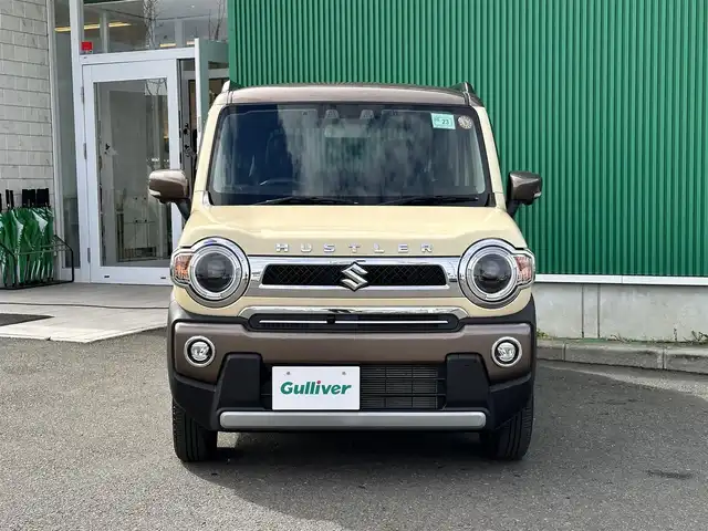 スズキ ハスラー Jスタイル Ⅱ 宮城県 2022(令4)年 2.9万km シフォンアイボリーメタリック/ウッディブラウン2トーンルーフ 全方位モニター付きメモリーナビゲーション/・メモリーナビ/・すれ違い支援機能/・9インチディスプレイ/・地デジTV/・CD/DVD/・Bluetooth/・スマートフォン連携/・USBソケット/・全方位モニター用カメラ/＝＝＝/ワンオーナー/セーフティサポート/・デュアルカメラブレーキサポート/・誤発進抑制機能/・車線逸脱抑制機能/・車線逸脱警報機能/・ふらつき警報機能/・先行車発進お知らせ機能/・アダプティブクルーズコントロール/・ハイビームアシスト/・標識認識機能/・後退時ブレーキサポート/・後方誤発進抑制機能/リアパーキングセンサー/ビルトインETC/ドライブレコーダー/シートヒーター/革巻きステアリング/ステアリングスイッチ/LEDヘッドランプ/フォグランプ/オートライト/純正15インチAW/純正フロアマット/W/サイド/カーテンエアバッグ