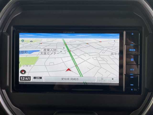 スズキ ハスラー Jスタイル 愛知県 2022(令4)年 3.3万km デニムブルー ガンメタリック 2トーン 社外SDナビ/（BT／AM／FM／DVD/CD/HDMI)/バックカメラ/シートヒーター（運転席＋助手席）/衝突軽減システム/LEDヘッドライト/フォグライト/ルーフレール/ビルトインETC/スペアキー　一本/保証書/取り扱い説明書