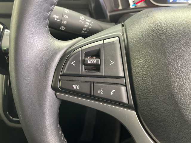 スズキ ハスラー Jスタイル 愛知県 2022(令4)年 3.3万km デニムブルー ガンメタリック 2トーン 社外SDナビ/（BT／AM／FM／DVD/CD/HDMI)/バックカメラ/シートヒーター（運転席＋助手席）/衝突軽減システム/LEDヘッドライト/フォグライト/ルーフレール/ビルトインETC/スペアキー　一本/保証書/取り扱い説明書