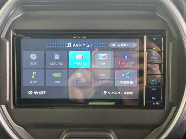 スズキ ハスラー Jスタイル 愛知県 2022(令4)年 3.3万km デニムブルー ガンメタリック 2トーン 社外SDナビ/（BT／AM／FM／DVD/CD/HDMI)/バックカメラ/シートヒーター（運転席＋助手席）/衝突軽減システム/LEDヘッドライト/フォグライト/ルーフレール/ビルトインETC/スペアキー　一本/保証書/取り扱い説明書