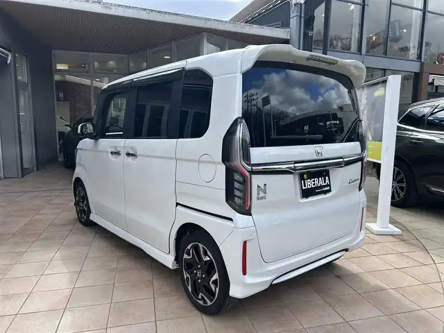 ホンダ Ｎ ＢＯＸ カスタム G L ターボ ホンダセンシング 茨城県 2020(令2)年 3.5万km プラチナホワイトパール ACC/純正ナビ/TV/バックカメラ/applecarplay/シートヒーター/クリアランスソナー/両側パワースライドドア/ETC/ドラレコ/パドルシフト/純正15インチAW/LEDヘッドライト