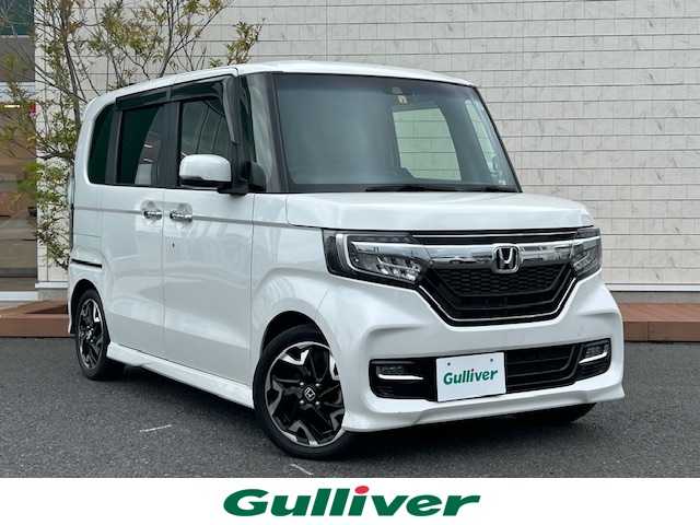 ホンダ Ｎ ＢＯＸ カスタム G L ターボ ホンダセンシング 茨城県 2020(令2)年 3.5万km プラチナホワイトパール 純正ナビ/フルセグTV/バックカメラ/applecarplay/シートヒーター/クリアランスソナー/両側パワースライドドア/ETC/ドラレコ/パドルシフト/純正15インチAW/LEDヘッドライト