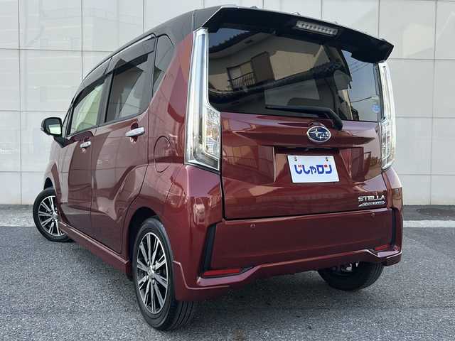 スバル ステラ カスタム R スマートアシスト 埼玉県 2017(平29)年 8.8万km 赤 (株)IDOMが運営する【じしゃロン熊谷店】の自社ローン専用車両になりますこちらは現金またはオートローンご利用時の価格です。自社ローンご希望の方は別途その旨お申付け下さい/純正ナビ　NMZK-W67DF/（フルセグTV/Bluetooth/CD/DVD/AM/FM）/ETC/全方位カメラ/スマートアシスト/・衝突警報機能/・衝突回避支援ブレーキ機能/・誤発進抑制機能/・車線逸脱抑制機能/アイドリングストップ/プッシュスタート/LEDオートヘッドライト/運転席シートヒーター/フロアマット/純正ドアバイザー/フォグランプ/ダブルエアバッグ/車両・ナビ取扱説明書/保証書