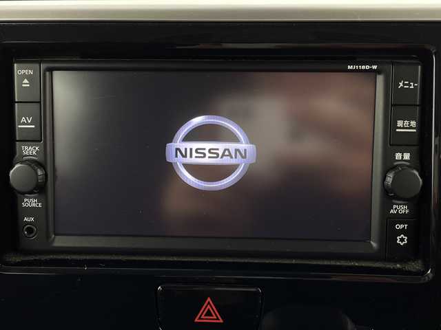 日産 デイズ ルークス ハイウェイスター Gターボ 新潟県 2018(平30)年 4.9万km ホワイトパール 4WD/純正メモリナビ/フルセグ/MJ118D-W/　CD/SD/Bluetooth/アラウンドビューカメラ/両側パワースライドドア/スマートキー×２/衝突被害軽減ブレーキ/LEDヘッドライト/オートライト/フォグランプ/オートハイビーム/レーンアシスト/電動格納式ミラー/革巻きステアリング