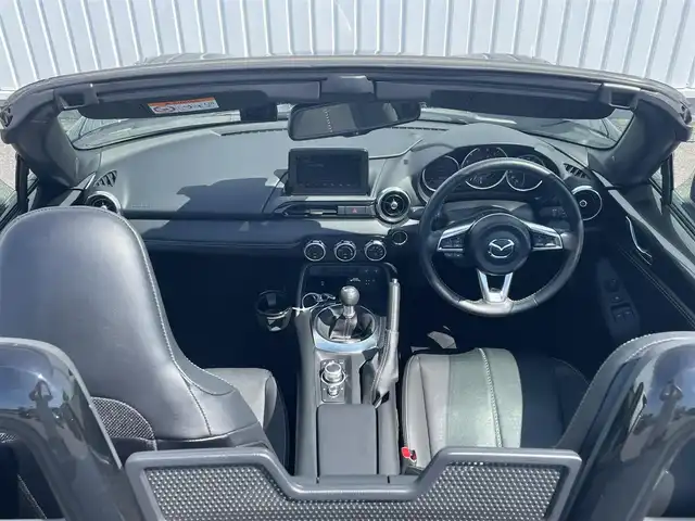 マツダ ロードスター S レザーパッケージ 滋賀県 2022(令4)年 3.1万km マシーングレープレミアムM 純正ナビ/(Bluetooth/フルセグ/CD/DVD)/6速MT/BOSEスピーカー/柿本改マフラー/衝突軽減ブレーキ/クルーズコントロール/レーンキープアシスト/LEDオートライト/オートハイビーム/レザーシート/シートヒーター/前方ドライブレコーダー/ビルトインETC/コーナーセンサー
