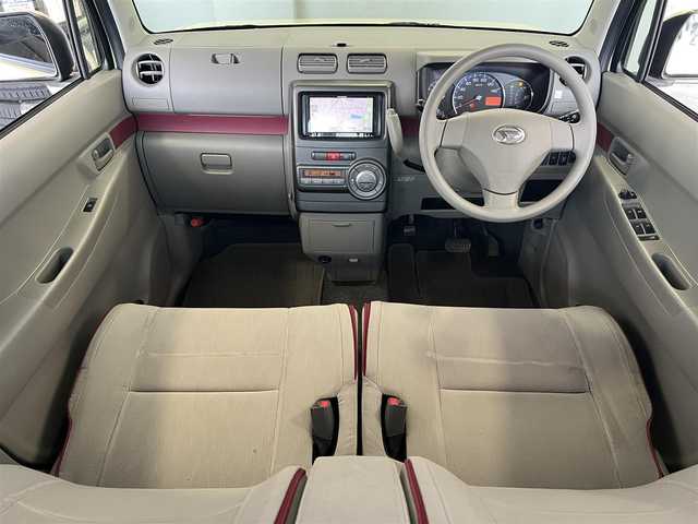 ダイハツ ムーヴ コンテ X 栃木県 2012(平24)年 7.1万km コットンアイボリー SDナビ(carrozzeria)/　品番:AVIC-MRZ09/フルセグTV/バックカメラ/アイドリングストップ/LEDヘッドライト/フロントフォグライト/LEDルームライト/純正フロアマット/オートエアコン/電動格納ミラー/盗難防止装置/取扱説明書/保証書
