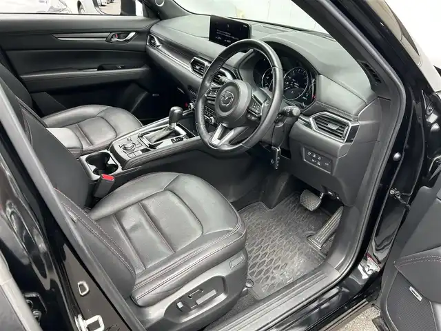 マツダ ＣＸ－５ XD スポーツアピアランス 島根県 2022(令4)年 3.4万km ジェットブラックマイカ ワンオーナー/純正ナビ　/(フルセグTV/ＤＶＤ再生/Ｂｌｕｅｔｏｏｔｈ接続)　/全方位カメラ　/ＢＯＳＥサウンドスピーカー/フリップダウンモニター(ALPINE)　　/前後ドライブレコーダー　/ＥＴＣ　/前席パワーシート/全席シートヒーター　/ステアリングヒーター/パドルシフト/電動パーキングブレーキ/レーダークルーズコントロール/前後コーナーセンサー/レーンアシスト/衝突軽減ブレーキ/横滑り防止装置/アイドリングストップ/スマートキー/プッシュスタート/純正LEDヘッドライト/純正19インチアルミホイール/純正フロアマット/保証書・取説・スペアキー1本/　