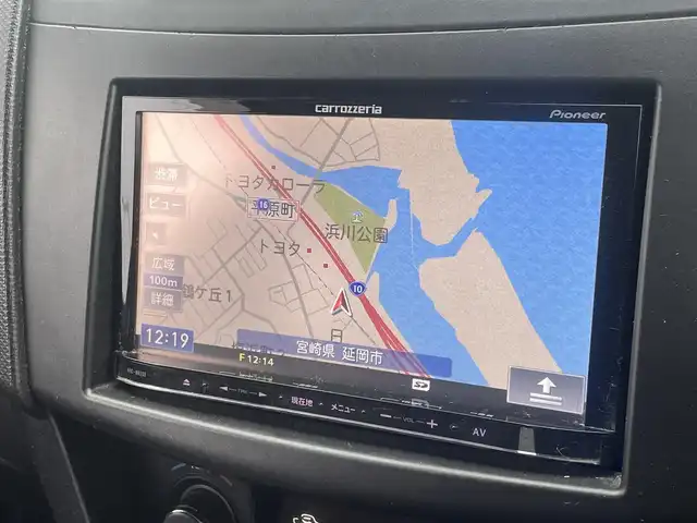 スズキ スイフト RS 宮崎県 2012(平24)年 8.7万km プレミアムシルバーメタリック 社外SDナビ（AVIC－MRZ09）/　AM FM CD DVD TV BT/ETC車載器/フォグランプ/純正エアロ/プッシュスタート/スマートキー/電動格納ミラー/ウィンカーミラー