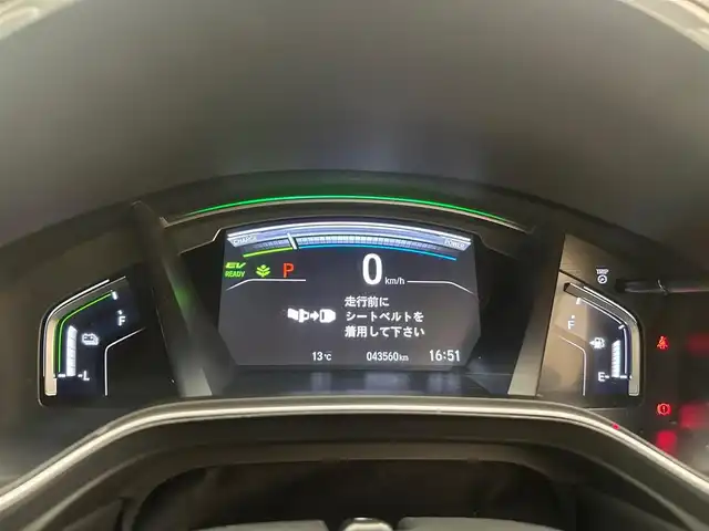 ホンダ ＣＲ－Ｖ ハイブリッド EX 兵庫県 2018(平30)年 4.4万km プラチナホワイトパール 純正SDナビ/（CD/DVD/SD/Bluetooth/フルセグTV）/・vru-195cvi/バックカメラ/ホンダセンシング/ブラインドスポットモニター/アダクティブクルーズコントロール/レーンキープアシスト/プリクラッシュセーフティー/横滑り防止装置/盗難防止装置/カーテンエアバッグ/シートヒーター（D/N席）/D席パワーシート/パドルシフト/ビルトインETC2.0/MTモード付AT/LEDヘッドライト/LEDフォグランプ/オートライト/前方ドライブレコーダー/純正18インチアルミホイール/純正フロアマット/ドアバイザー/スマートキー/スペアキー1本