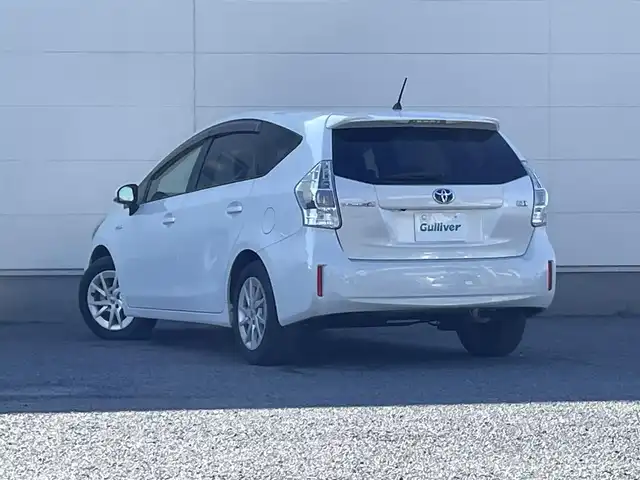トヨタ プリウス α S 茨城県 2014(平26)年 11.8万km ホワイトパールクリスタルシャイン NSZA-X64T/Bt/フルセグ/Bカメラ/ビルドインETC/Gフロアマット/オートライト/ABS/カーテンエアバック/スマートキー