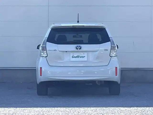 トヨタ プリウス α S 茨城県 2014(平26)年 11.8万km ホワイトパールクリスタルシャイン NSZA-X64T/Bt/フルセグ/Bカメラ/ビルドインETC/Gフロアマット/オートライト/ABS/カーテンエアバック/スマートキー