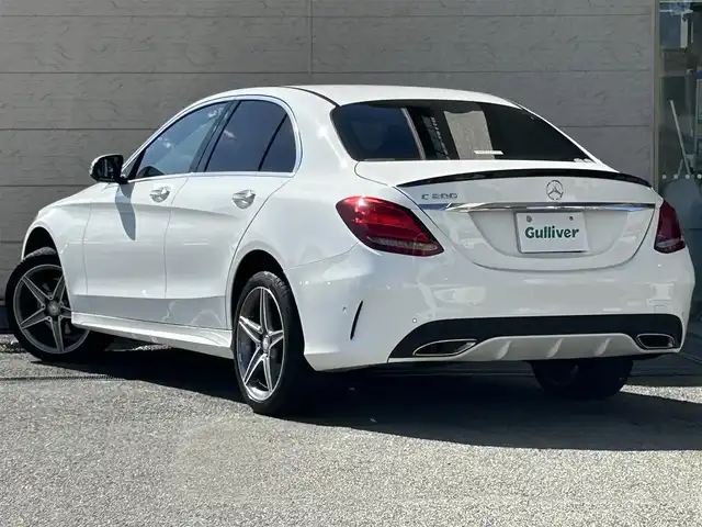 メルセデス・ベンツ Ｃ２００ アバンギャルド AMGライン 兵庫県 2016(平28)年 9.9万km ポーラホワイト ワンオーナー/純正HDDナビ/ワンセグテレビ/バックカメラ/アイドリングストップ/クルーズコントロール/プッシュスタート/センターコンソール/パドルシフト/パワーバックドア/純正ルフロアマット/前後コーナーセンサー/スマートキー/電動格納ミラー/純正アルミ18インチ