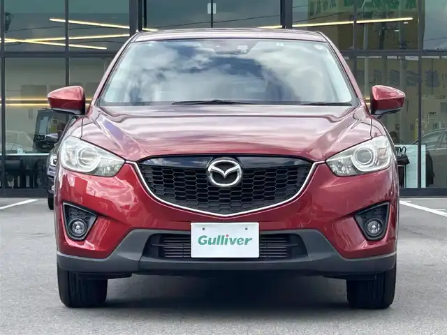 マツダ ＣＸ－５ XD 滋賀県 2012(平24)年 8.6万km ジールレッドマイカ 登録時走行距離：85529Km/ディーラーOP社外SDナビ/フルセグTV/Bluetooth/CD/DVD/SD/クルコン/アイドリングストップ/ETC/スマートキー/横滑り防止装置/盗難防止装置/衝突軽減システム/サイドブラインドモニター/キセノンヘッドライト/オートライト/ハロゲンフォグランプ/エンジンスタートボタン/スマートキー/純正アルミホイール/純正フロアマット