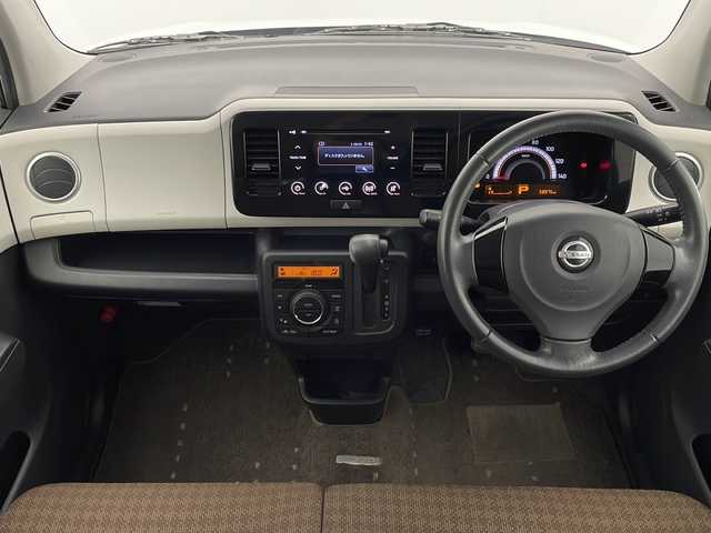 日産 モコ X 宮崎県 2015(平27)年 5.9万km スノーパールホワイト 純正ディスプレイ付きオーディオ/ＣＤ　ＵＳＢ　ＡＭ　ＦＭ/バックカメラ/アイドリングストップ/プッシュスタート/スマートキー２個/純正フロアマット/純正１４インチＡＷ/保証書/取扱説明書