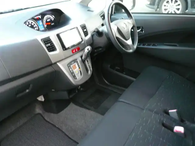 ダイハツ ムーヴ カスタム G 静岡県 2011(平23)年 3.8万km パールホワイトⅢ 禁煙車/carrozzeria SDナビ/（CD/DVD/BT/AM/FM/フルセグTV)/プッシュスタート・スマートキー/オートライト/HIDヘッドライト/革巻きステアリングホイール/保証書・取扱説明書