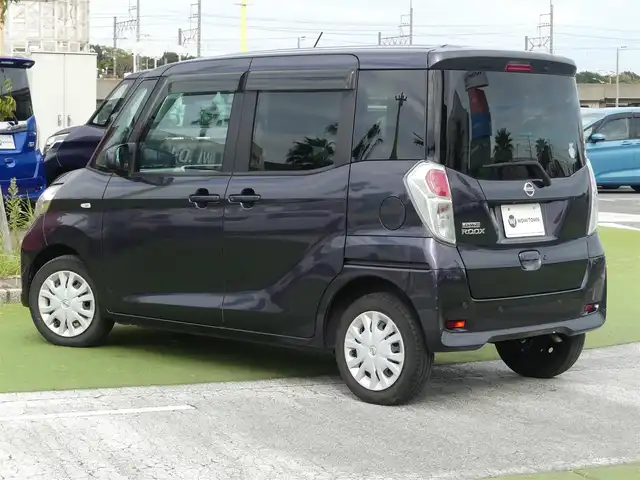日産 デイズ ルークス X 千葉県 2019(平31)年 2.7万km プレミアムパープルP エマージェンシーブレーキ/左パワースライドドア/右イージークローザードア/社外メモリーナビ/ワンセグTV/【CD再生機能　Bluetooth接続】/アラウンドビューモニター/ドライブレコーダー（前後撮影）/ETC/コーナーセンサー/インテリジェントキー