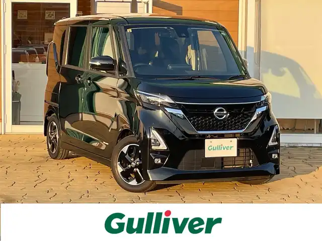 日産 ルークス HWS X プロパイロットED 宮崎県 2020(令2)年 5.5万km ブラック 純正9インチＳＤナビ【MM320D-L】/・CD/DVD/BT/フルセグ/全方位カメラ/純正ナビ連動ドライブレコーダー/両側パワースライドドア/エマージェンシーブレーキ/車線逸脱防止支援システム/プロパイロット（自動運転技術）/踏み間違え防止アシスト/標識認識機能/ふらつき警報/電動パーキングブレーキ/LEDヘッドライト/フォグランプ/純正14インチアルミホイール/アイドリングストップ/純正ETC2.0/スマートキー×2