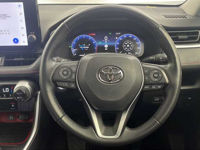 トヨタ ＲＡＶ４ アドベンチャー オフロードPKGⅡ 栃木県 2023(令5)年 5.2万km アティチュードブラックマイカ 黒革シート/純正10.5型ディスプレイ/　フルセグＴＶ/Ｂｌｕｅｔｏｏｔｈ/Ｍｉｒａｃａｓｔ/　USB/FM/AM/プリクラッシュセーフティ/コーナーセンサー/ブラインドスポットモニター/レーダークルーズコントロール/ダウンヒルアシストコントロール/シートヒーター/エアシート/ステアリングヒーター/パワーバックドア/オートマチックハイビーム/LEDヘッドライト/メモリーシート/ETC2.0/純正フロアマット