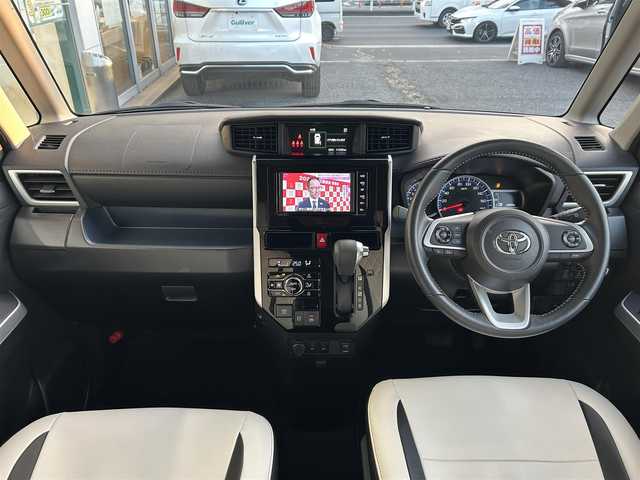 トヨタ ルーミー カスタムG－T 東京都 2020(令2)年 1.2万km クールバイオレットクリスタルシャイン ワンオーナー/純正SDナビ/　フルセグTV/DVD/CD/Bluetooth/バックカメラ/コンフォートビューパッケージ/ナビレディパッケージ/両側パワースライドドア/純正プレミアムシートカバー/スマートアシスト/衝突回避支援ブレーキ/車線逸脱警報/ブレーキ制御発進お知らせ/アダプティブドライビングビーム/アダプティブクルーズコントロール/衝突警報/ふらつき警報/サイドビューランプ/コーナーセンサー/路側逸脱警報/標識認識機能/LEDヘッドライト/LEDフォグランプ/オートライト/シートヒーター/純正ドライブレコーダー/ビルトインETC/純正15インチアルミホイール/革巻きステアリングホイール/ステアリングスイッチ/HDMI/電動オート格納ミラー/ウインカーミラー/プッシュスタート/スマートキー×2/純正フロアマット/純正ドアバイザー/保証書/取扱説明書