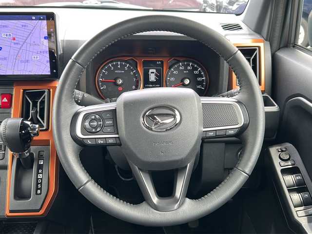 ダイハツ タフト G 石川県 2023(令5)年 1.7万km レイクブルーメタリック 純正１０インチナビ（CD/DVD/Bluetooth/HDMI）　/フルセグ　/ETC/ドライブレコーダー/全方位カメラ　/シートヒーター　/スカイルーフ　/4WD/本革ステアリング　/ワンオーナー　/衝突被害軽減システム/ABS/横滑り防止装置/LEDヘッドライト/オートライト