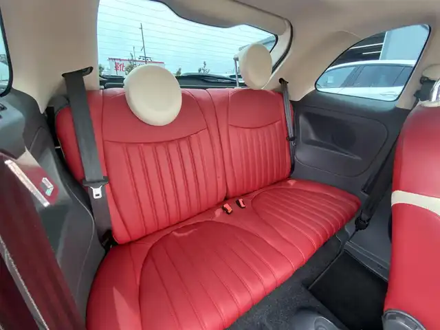 フィアット ５００ ペッレ 福岡県 2014(平26)年 5.5万km 白 ・社外ナビ/・バックカメラ/・赤革シート/・ETC/・純正15AW/・キーレスキー/・保証書/・取扱説明書