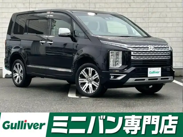 三菱 デリカＤ：５ P 福岡県 2022(令4)年 3.4万km アメジストブラック ALPINE11型ナビ(フルセグTV/CD/DVD/BT)/全方位/ブラインドスポット/オートホールド/後席フリップダウンモニター/クルコン/両側電動/ドラレコ/電動リア/ETC/シートヒーター/ハンドルヒーター/USB/HDMI/純正LED/純正アルミホイール/プッシュスタート/スマートキー