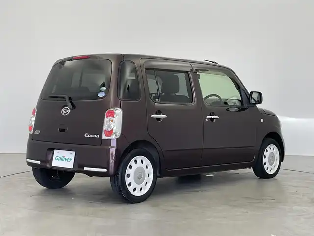 ダイハツ ミラ ココア X 埼玉県 2015(平27)年 5万km プラムブラウンクリスタルマイカ LEDヘッドライト/Wエアバック/パワーステアリング/パワーウィンドウ/純正フロアマット/純正サイドバイザー/オートエアコン/AUX/アイドリングストップ