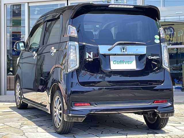 ホンダ Ｎ ＷＧＮ カスタム G 静岡県 2014(平26)年 7.4万km プレミアムゴールドパープルパール 【主要装備】/純正ナビ　/フルセグテレビ　/ステアリングスイッチ　/プッシュスタート　/スマートキー　/ＥＴＣ車載器　/キセノンヘッドライト　/純正１４インチアルミホイール　/オートライト　/横滑り防止機能　/スペアキー有り