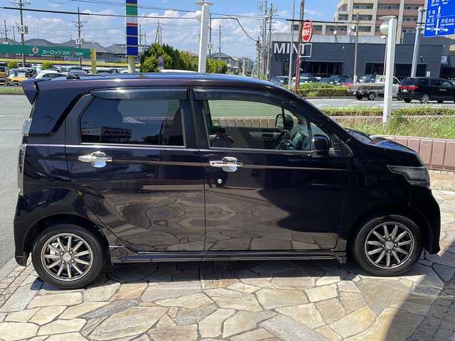 ホンダ Ｎ ＷＧＮ カスタム G 静岡県 2014(平26)年 7.4万km プレミアムゴールドパープルパール 【主要装備】/純正ナビ　/フルセグテレビ　/ステアリングスイッチ　/プッシュスタート　/スマートキー　/ＥＴＣ車載器　/キセノンヘッドライト　/純正１４インチアルミホイール　/オートライト　/横滑り防止機能　/スペアキー有り