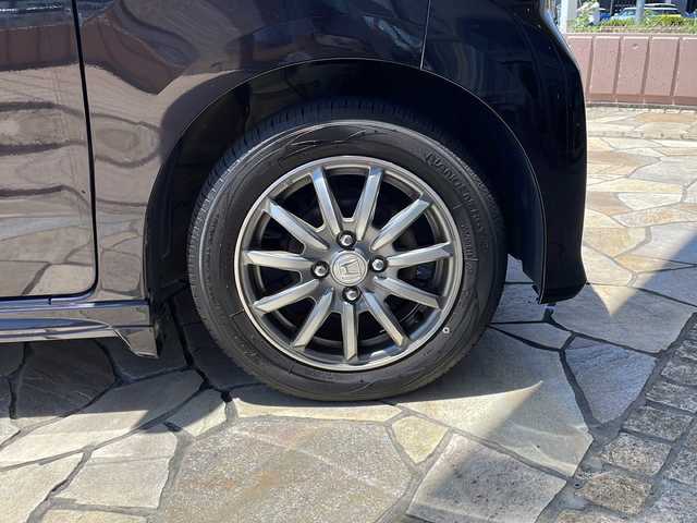 ホンダ Ｎ ＷＧＮ カスタム G 静岡県 2014(平26)年 7.4万km プレミアムゴールドパープルパール 【主要装備】/純正ナビ　/フルセグテレビ　/ステアリングスイッチ　/プッシュスタート　/スマートキー　/ＥＴＣ車載器　/キセノンヘッドライト　/純正１４インチアルミホイール　/オートライト　/横滑り防止機能　/スペアキー有り