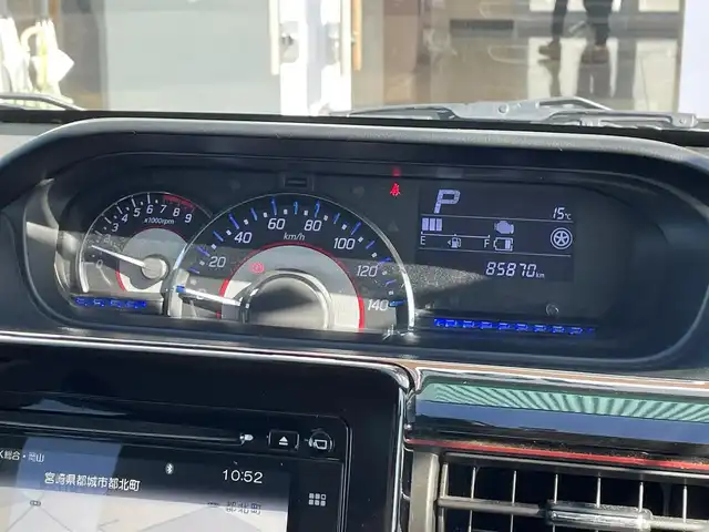 スズキ ワゴンＲ スティングレー HYBRID X 宮崎県 2017(平29)年 8.6万km ムーンライトバイオレットPM 純正ナビ/・Bluetooth/CD/DVD/フルTV/全方位モニター/プッシュスタート/スズキセーフティサポート/レーンキープアシスト/D席シートヒーター/LEDヘッドライト/フォグランプ/オートライト/純正14インチAW/純正フロアマット