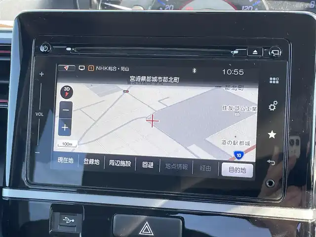 スズキ ワゴンＲ スティングレー HYBRID X 宮崎県 2017(平29)年 8.6万km ムーンライトバイオレットPM 純正ナビ/・Bluetooth/CD/DVD/フルTV/全方位モニター/プッシュスタート/スズキセーフティサポート/レーンキープアシスト/D席シートヒーター/LEDヘッドライト/フォグランプ/オートライト/純正14インチAW/純正フロアマット