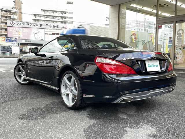 メルセデス・ベンツ ＳＬ３５０ AMGスポーツパッケージ 大阪府 2014(平26)年 5.3万km オブシディアンブラック 純正ナビ/フルセグTV/Bluetooth/バックカメラ/衝突軽減ブレーキ/レーンキープアシスト/ブラインドスポットアシスト/レーダークルーズコントロール/レザーシート/シートヒーター/エアーシート/スマートキー/プッシュスタート/キセノンライト
