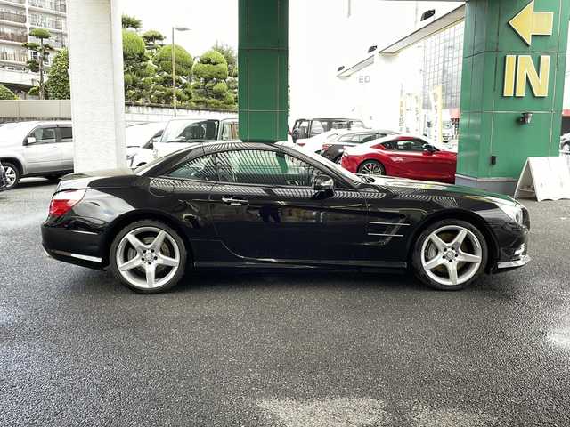 メルセデス・ベンツ ＳＬ３５０ AMGスポーツパッケージ 大阪府 2014(平26)年 5.3万km オブシディアンブラック 純正ナビ/フルセグTV/Bluetooth/バックカメラ/衝突軽減ブレーキ/レーンキープアシスト/ブラインドスポットアシスト/レーダークルーズコントロール/レザーシート/シートヒーター/エアーシート/スマートキー/プッシュスタート/キセノンライト