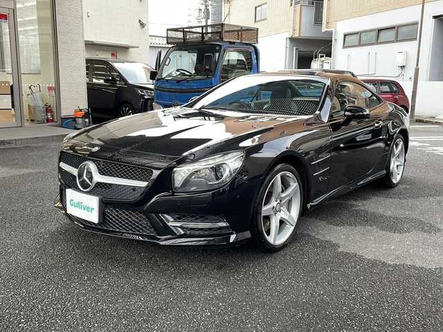 メルセデス・ベンツ ＳＬ３５０ AMGスポーツパッケージ 大阪府 2014(平26)年 5.3万km オブシディアンブラック 純正ナビ/フルセグTV/Bluetooth/バックカメラ/衝突軽減ブレーキ/レーンキープアシスト/ブラインドスポットアシスト/レーダークルーズコントロール/レザーシート/シートヒーター/エアーシート/スマートキー/プッシュスタート/キセノンライト