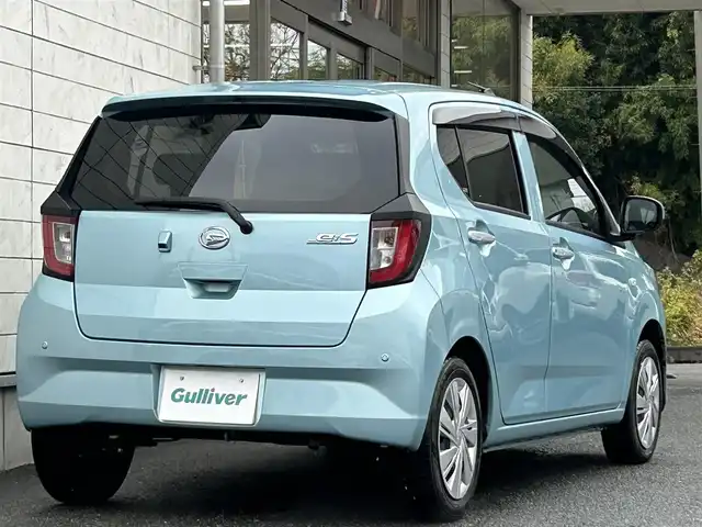 ダイハツ ミラ イース X リミテッド SAⅢ 埼玉県 2022(令4)年 0.6万km スカイブルーメタリック ・禁煙車/・登録時走行6009km/・レーダーブレーキ/・純正ナビゲーション/・CD/DVD/Bluetooth/DTV/・バックカメラ/・LEDヘッドライト/・オートハイビーム/・FRコーナーセンサー/・フロアマット/・ドアバイザー/・USBポート/・スペアキー/・新車保証書/・取扱説明書