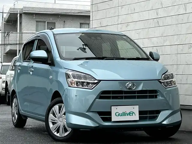 ダイハツ ミラ イース X リミテッド SAⅢ 埼玉県 2022(令4)年 0.6万km スカイブルーメタリック ・禁煙車/・登録時走行6009km/・レーダーブレーキ/・純正ナビゲーション/・CD/DVD/Bluetooth/DTV/・バックカメラ/・LEDヘッドライト/・オートハイビーム/・FRコーナーセンサー/・フロアマット/・ドアバイザー/・USBポート/・スペアキー/・新車保証書/・取扱説明書