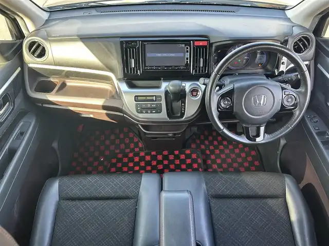 ホンダ Ｎ ＷＧＮ カスタム G ターボパッケージ 岡山県 2014(平26)年 8.8万km スマートブラック 登録時走行距離87574km/純正ナビ：VXM-152VFi/(AM/FM/SD/TV/Bluetooth)/シティブレーキアクティブシステム/バックカメラ/パドルシフト/ステアリングスイッチ/ETC/純正14インチアルミホイール/プッシュスタート/スマートキー