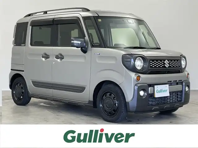 スズキ スペーシア ギア HYBRID XZターボ 埼玉県 2020(令2)年 1.4万km スチールシルバーM メモリナビ/BT、CD、DVD、SD、iPod、フルセグTV、USB/全方位モニター/ETC/前後ドライブレコーダー/D/Nシートヒーター/両側パワースライドドア/クルーズコントロール/TVキャンセラー/前後ドライブレコーダー/オートライト/ヘッドアップディスプレイ/パドルシフト