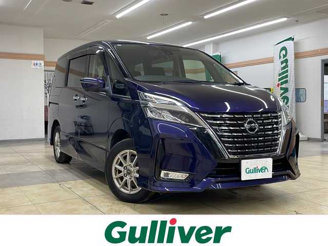 日産 セレナ ハイウェイスター V 道央・札幌 2021(令3)年 4.1万km アズライトブルー ・4WD/・社外ナビ/フルセグTV/CD/SD/BT/・アラウンドビューモニター/・デジタルインナーミラー/・ドライブレコーダー/・純正エンジンスターター/・両側パワースライドドア/・プロパイロット/・エマージェンシーブレーキ/・車線逸脱防止支援/・後側方衝突防止支援/・パーキングセンサー/・クロストラフィックアラート/・アイドリングストップ/・ETC/・LEDヘッドライト/・LEDフォグ/・プッシュスタート/・インテリジェントキー/・ドアバイザー/・電格ミラー