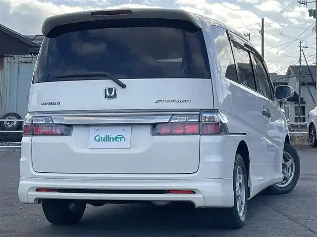 ホンダ ステップワゴン スパーダ S Z HDDナビ 道央・札幌 2008(平20)年 14.7万km プレミアムホワイトパール ４WD/純正ディーラーOPナビ/AM/FM/ワンセグ/バックカメラ/ECONモード/片側パワースライドドア/ステアリングリモコン/リモコンキー/HIDヘッドライト/フォグランプ/電動格納ミラー/ヒーテッドドアミラー/ウィンカーミラー/純正フロアマット/ドアバイザー/スペアキー/純正エンジンスターター