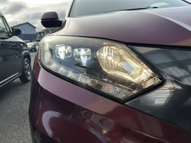 ホンダ ヴェゼル ハイブリッド X Lパッケージ 宮城県 2014(平26)年 10.4万km プレミアムディープロッソパール １オーナー//ドラレコ前後//純正メモリナビ（ワンセグＴＶ，ＡＭ，ＦＭ，ＣＤ，ＢＴ）//クルーズコントロール//エンジンスターター//ＥＴＣ//横滑り防止機能//パドルシフト//ワイパーデアイサー//バックカメラ//ルーフレール//純正フロアマット//USBポートｘ２//HDMIポート//車両接近通報一時停止スイッチ